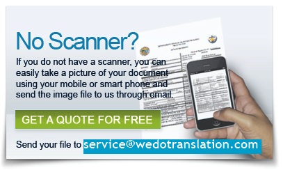 No scanner document submission request